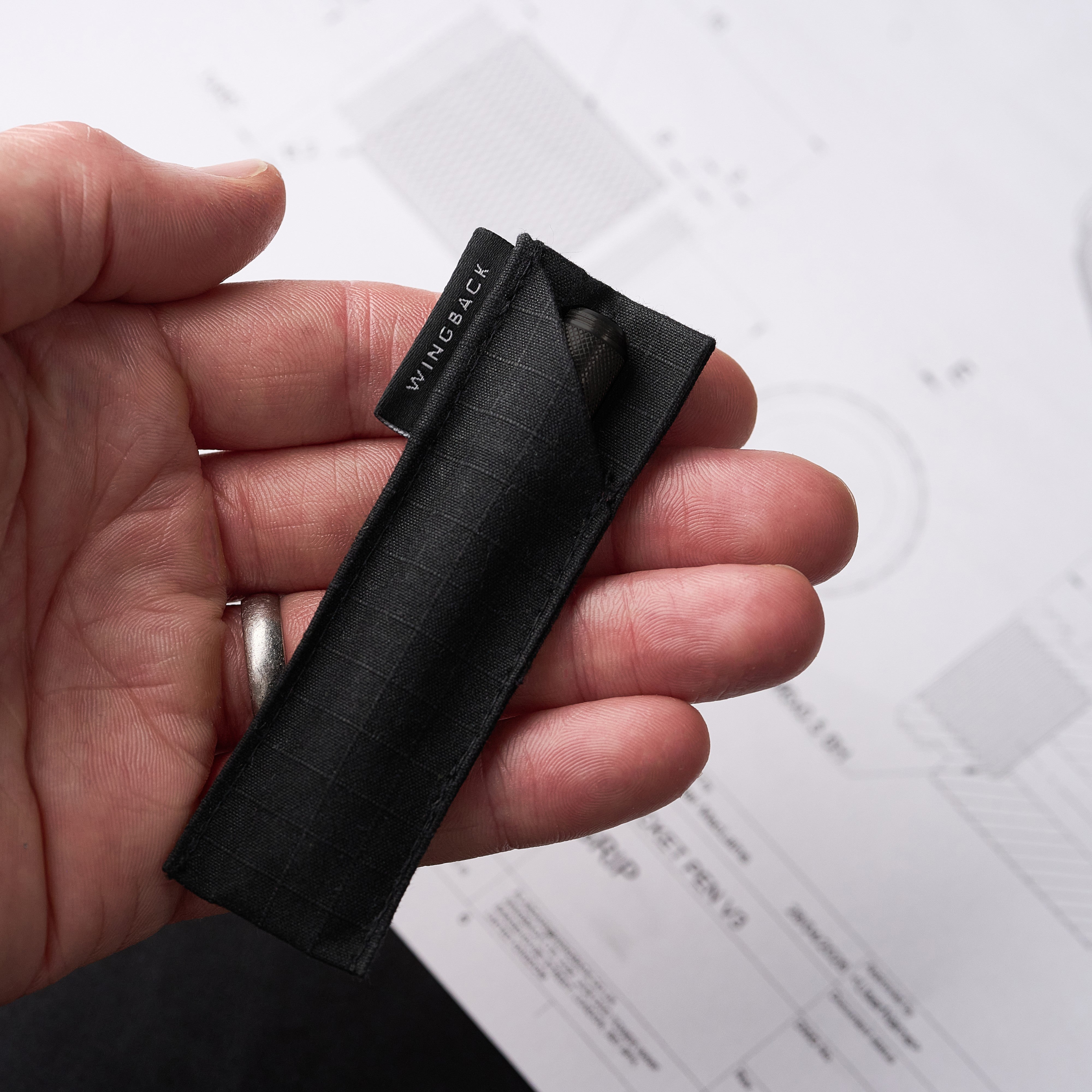 Pocket Pen - Black Steel