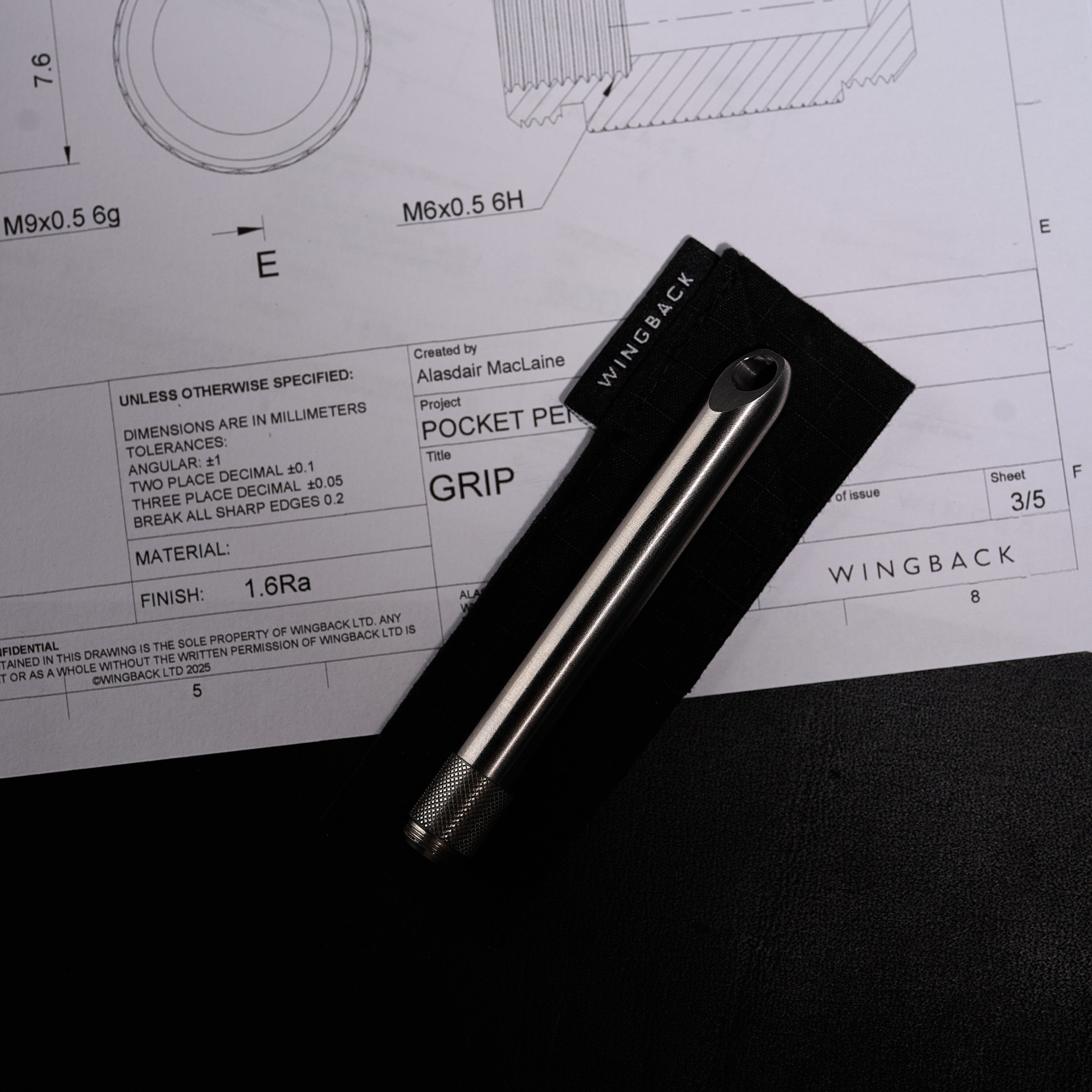 Pocket Pen - Steel
