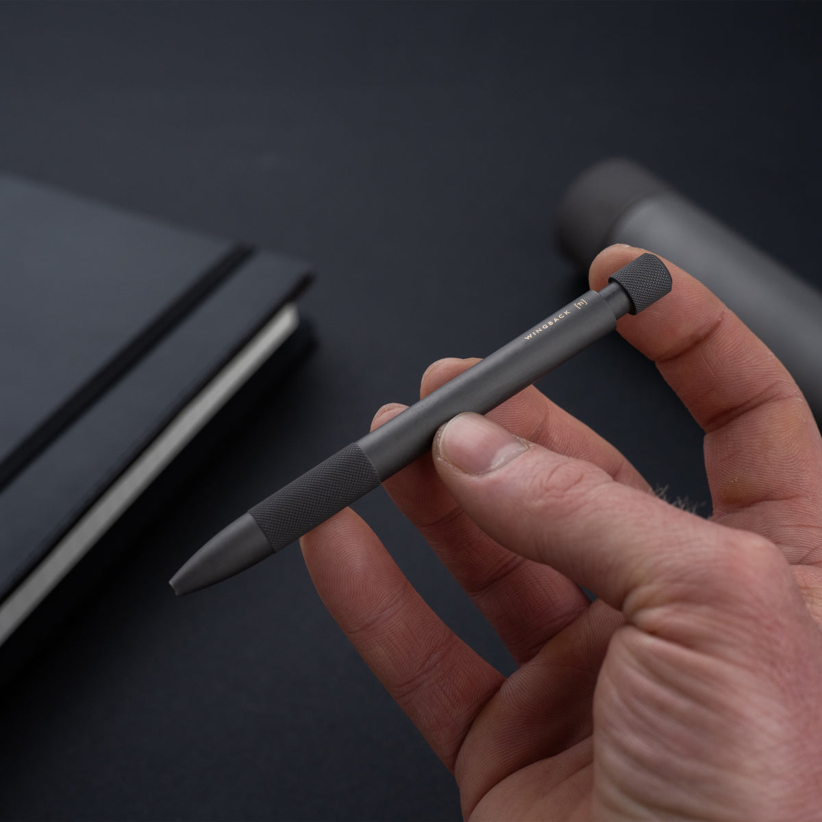 Mechanical Pen - Matte Titanium by Wingback