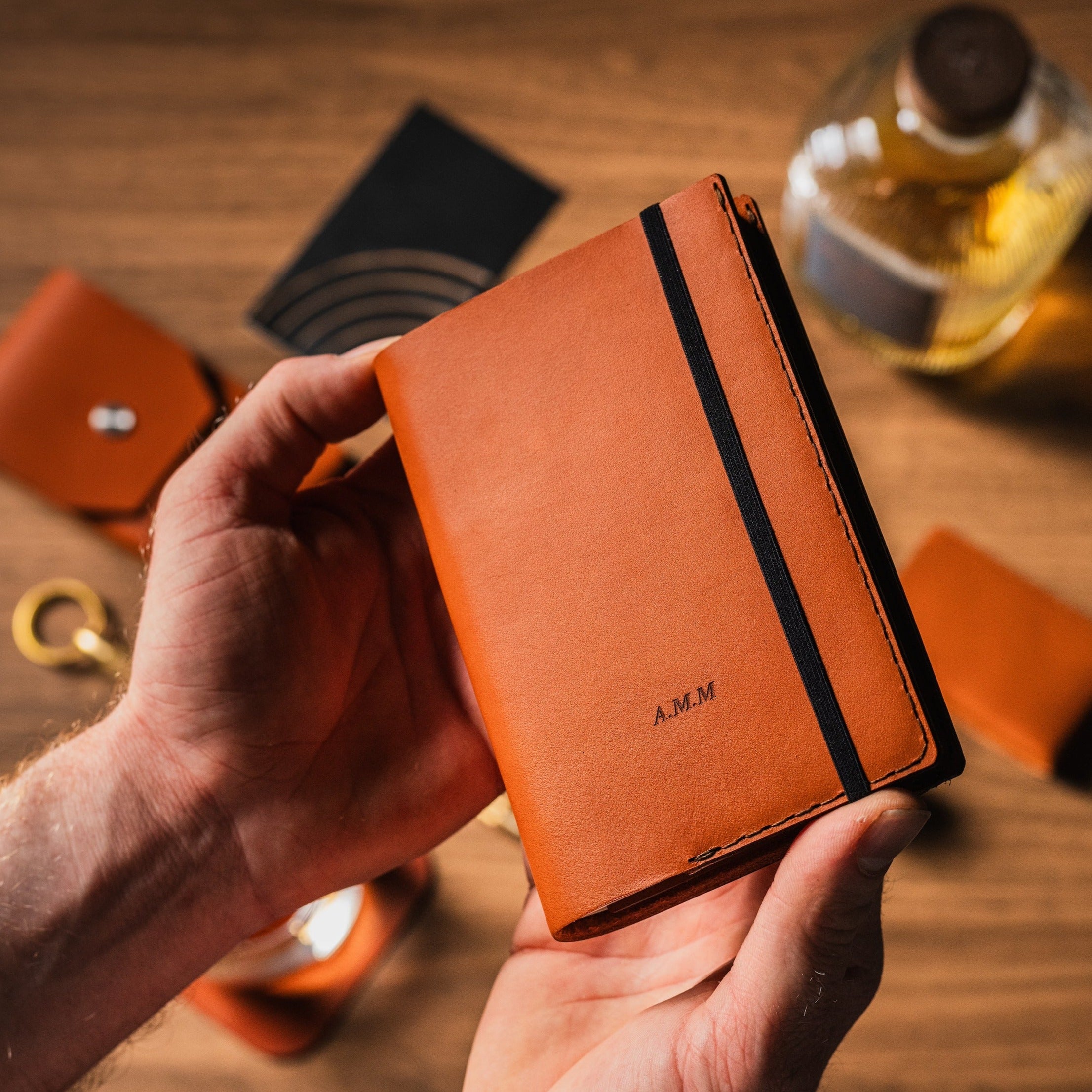 A6 Refillable Notebook - Whisky Handheld