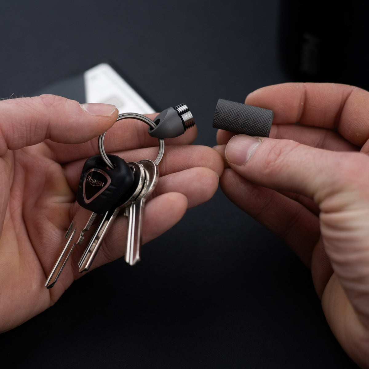 Key Cache - Matte Titanium by Wingback