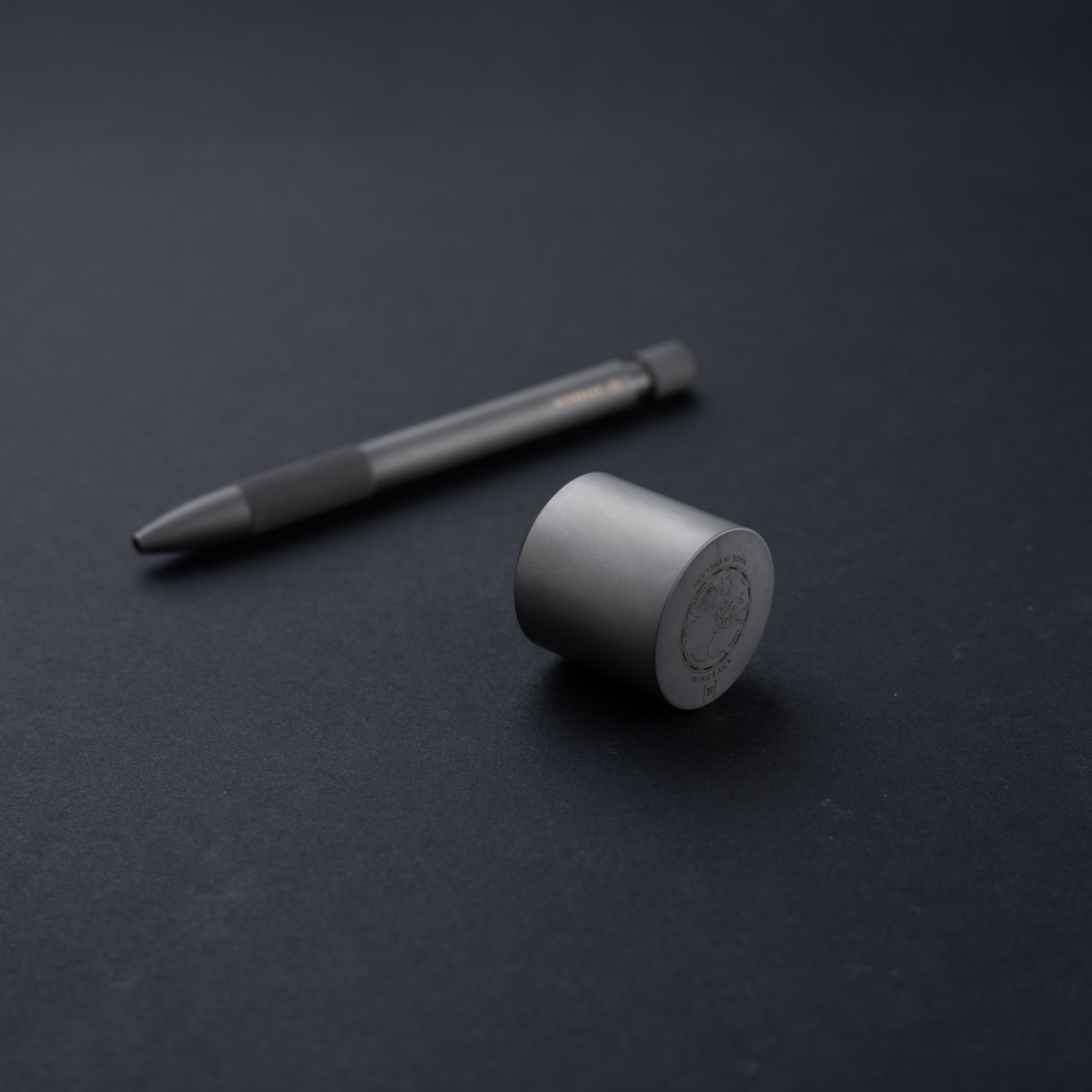 Pen/Pencil Holder - Matte Titanium