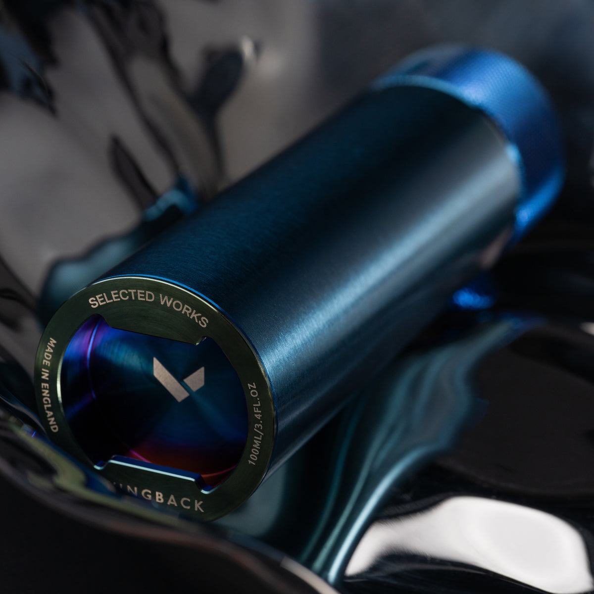 100ml Hip Flask - Jet Fuel by Wingback