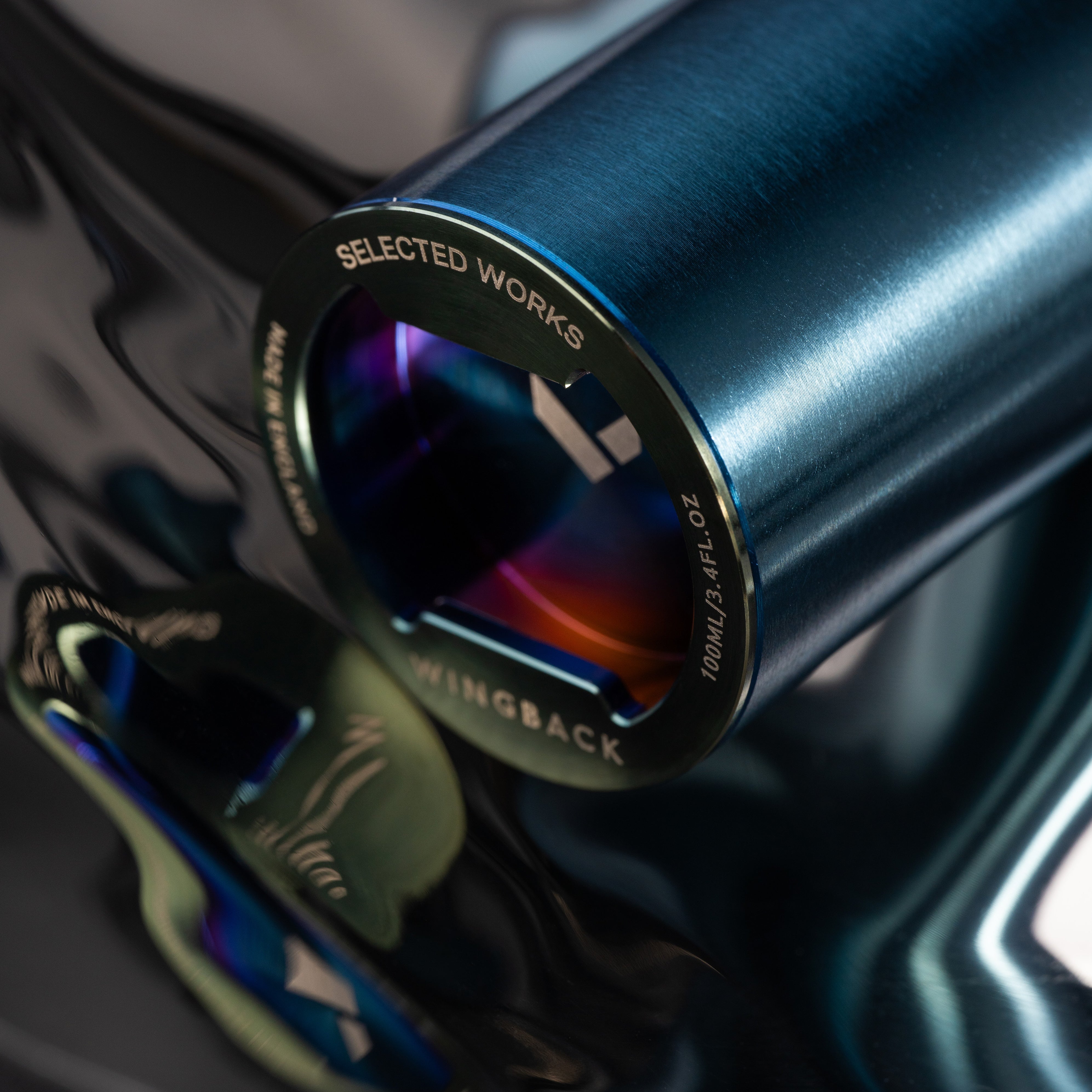 100ml Hip Flask - Jet Fuel