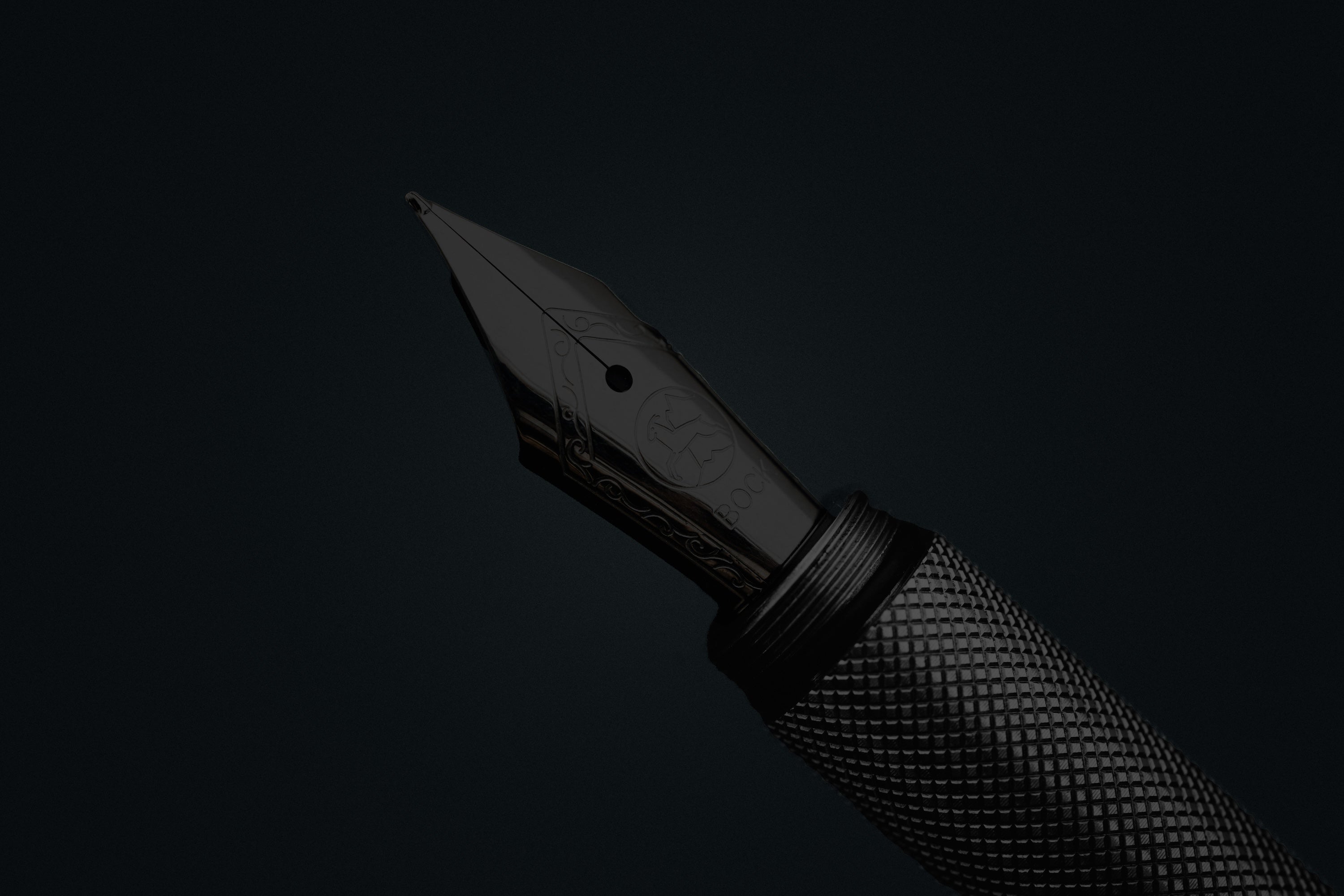 Fountain Pen - Black Steel