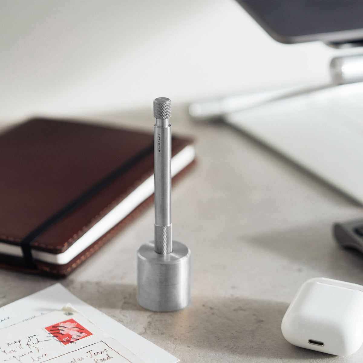 Pen/Pencil Holder - Steel made in England by Wingback.