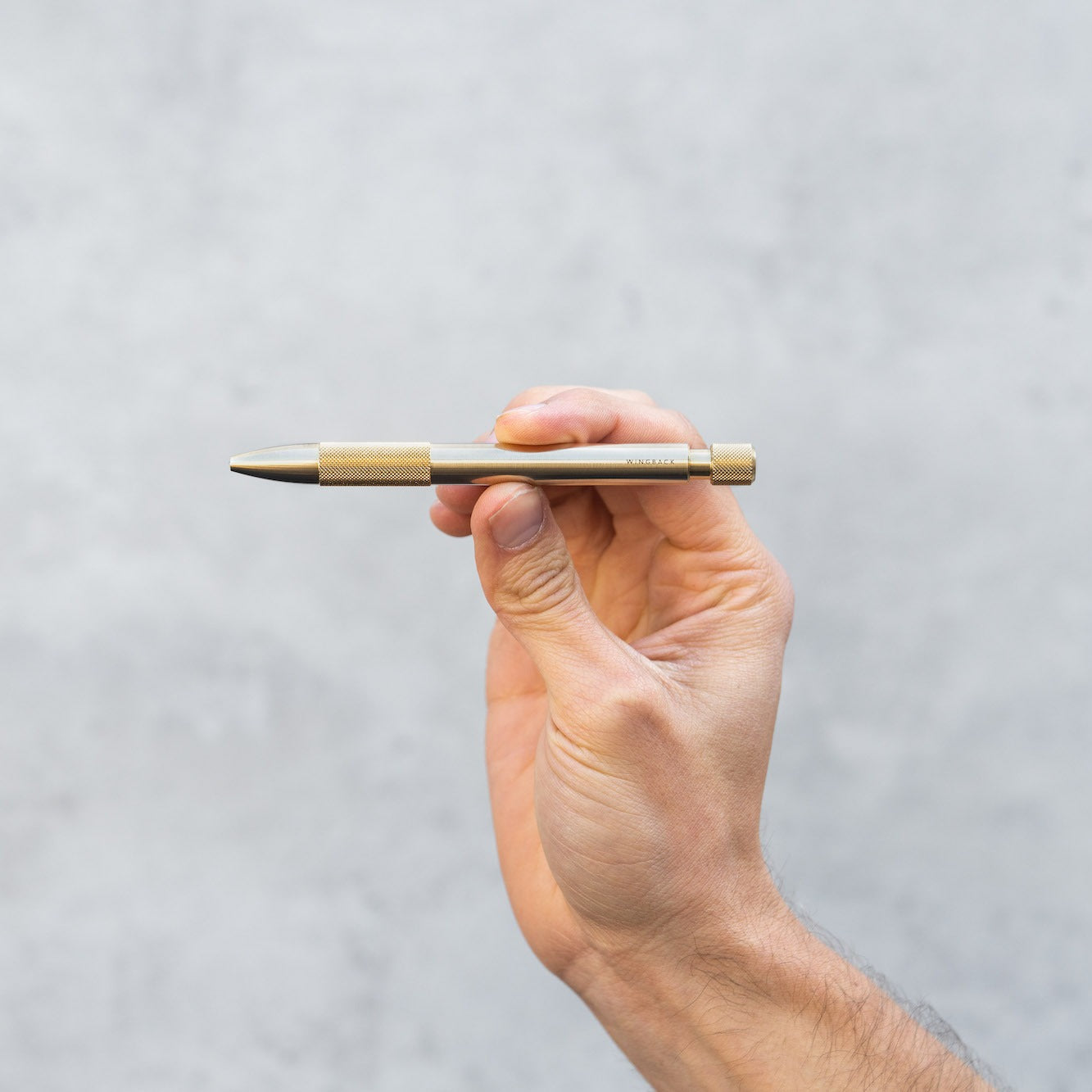 Mechanical Pen - Brass made in England by Wingback. #inuse