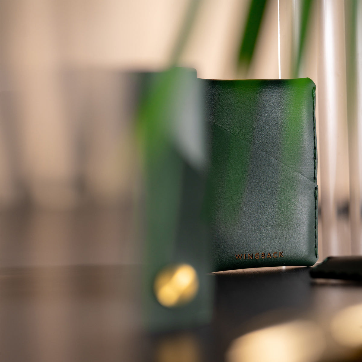 Winston Card Holder - British Racing Green by Wingback