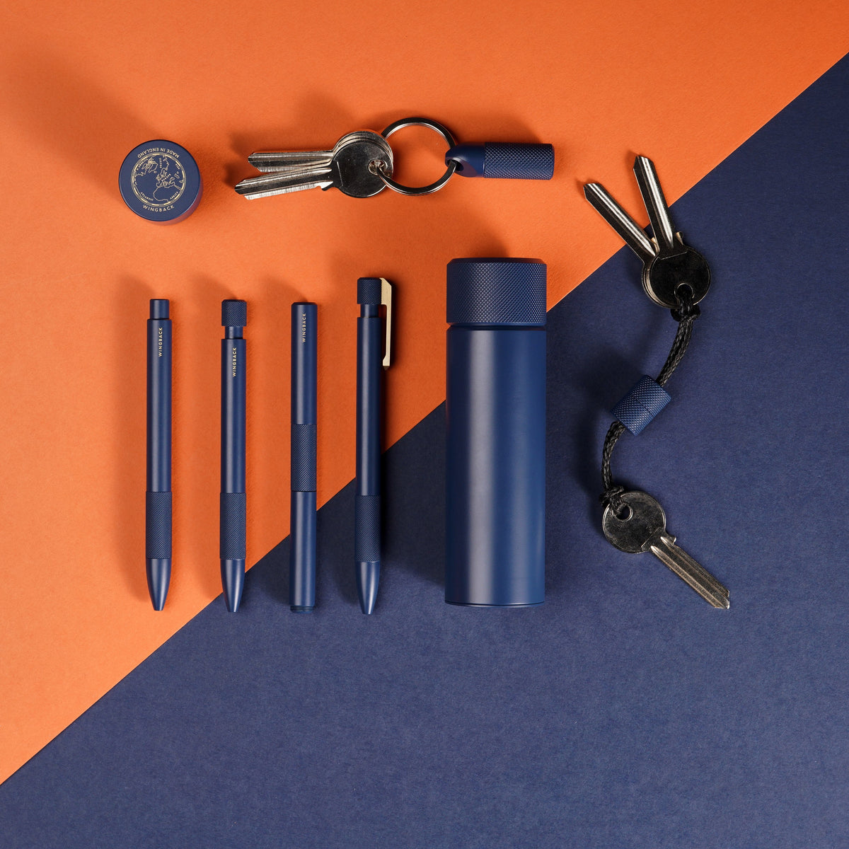 Key Loop - Oxford Blue by Wingback