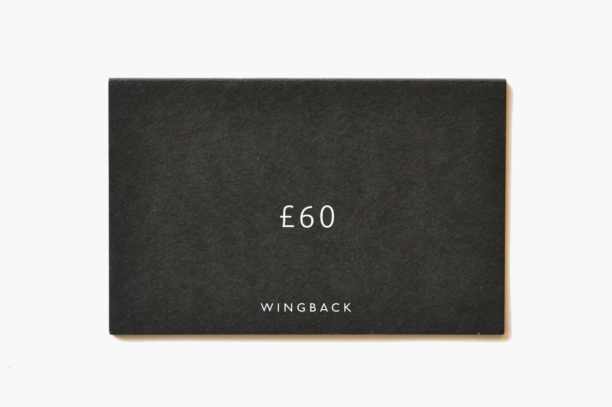 £50+ Gift Card made in England by Wingback.