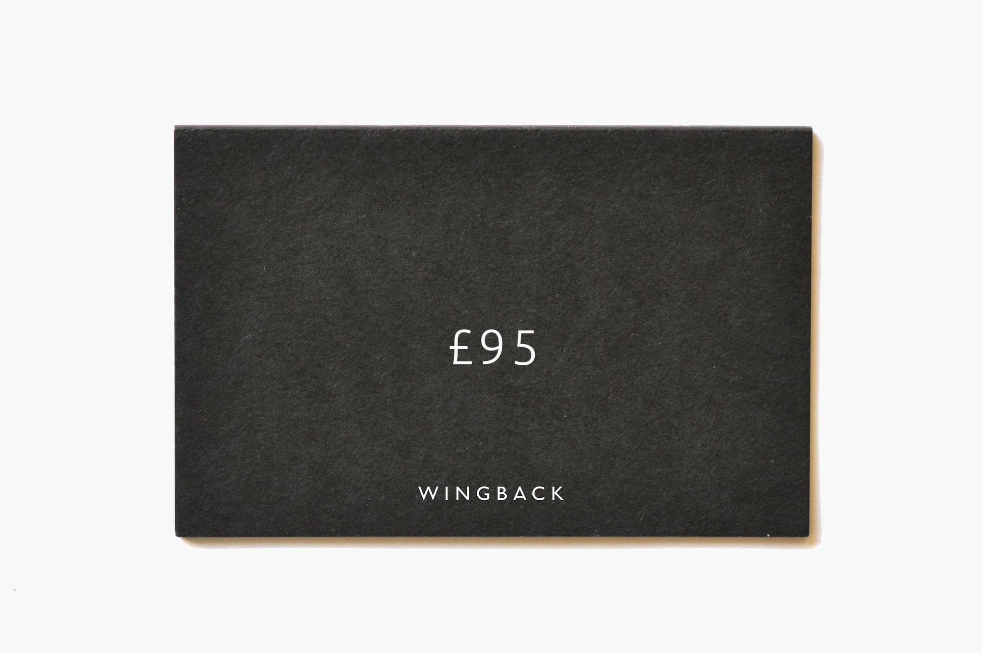 £50+ Gift Card made in England by Wingback.