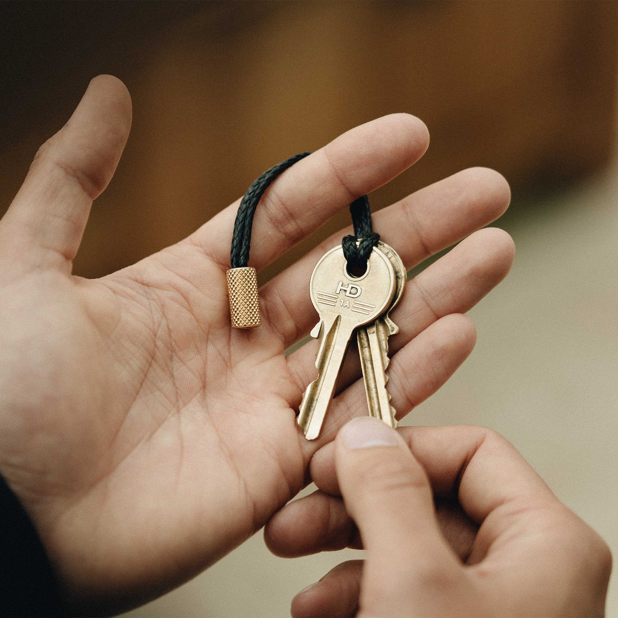 Key Fob - Brass made in England by Wingback.