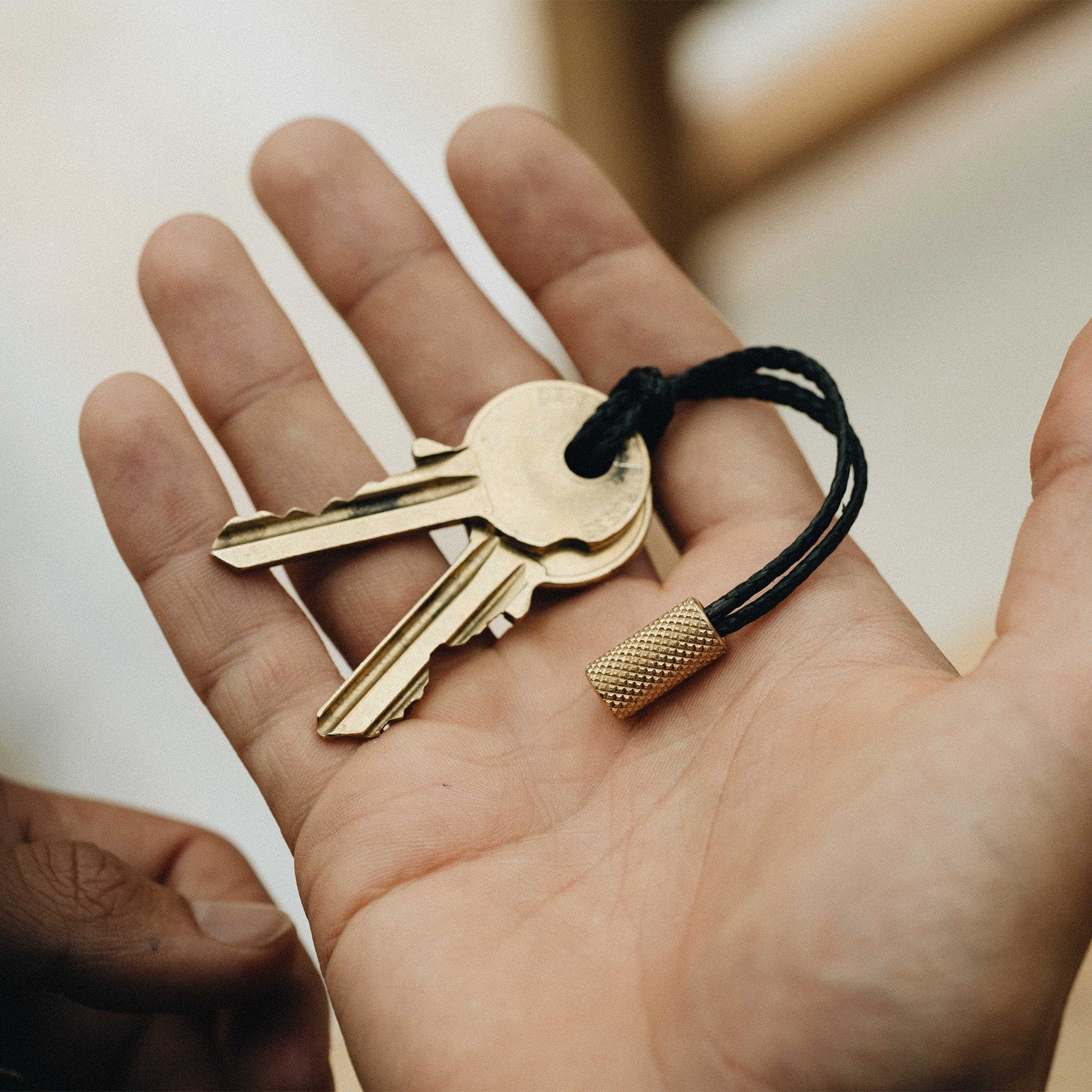 Key Fob - Brass made in England by Wingback.