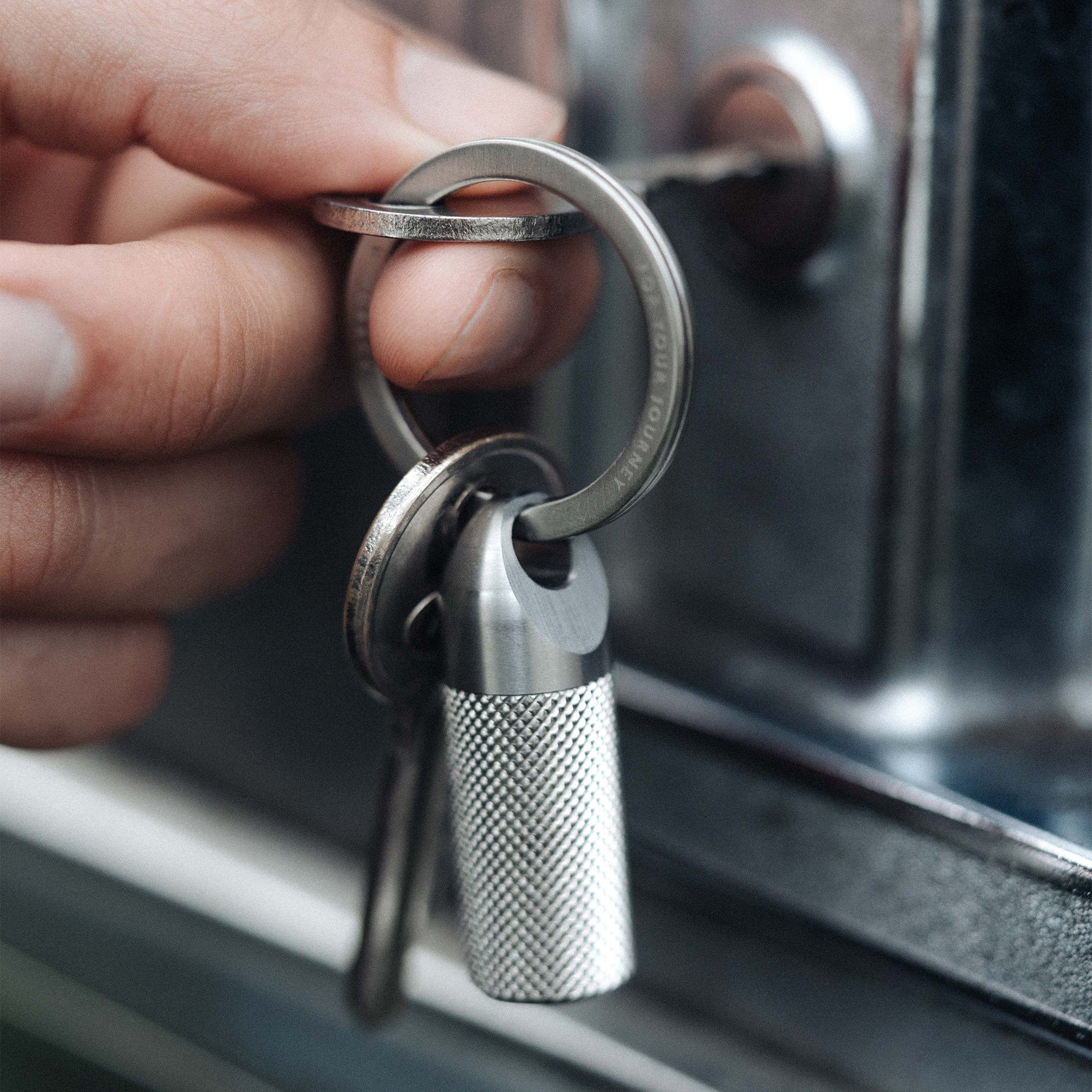 Key Cache - Steel made in England by Wingback.