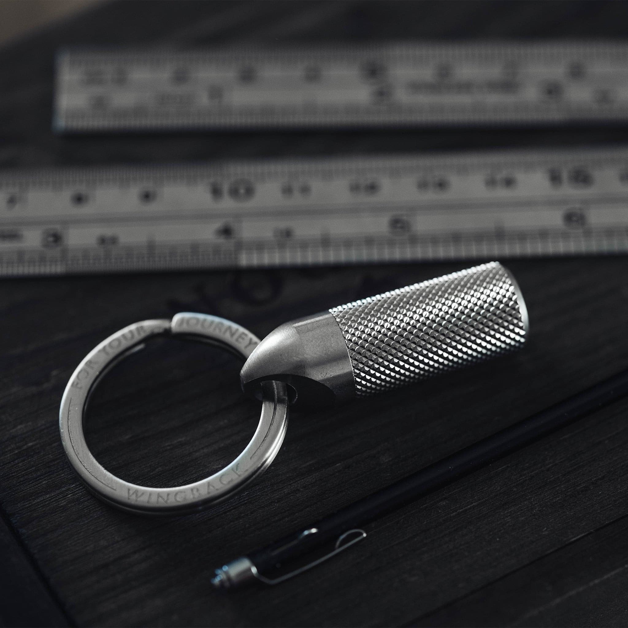 Key Cache - Steel made in England by Wingback.