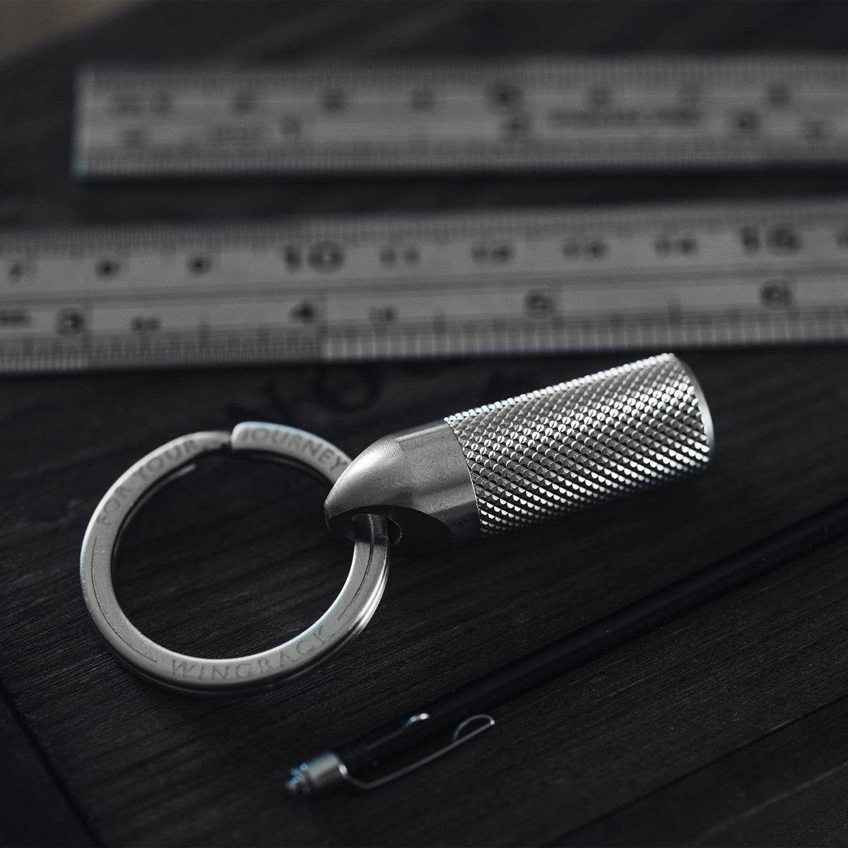 Key Cache - Steel made in England by Wingback.