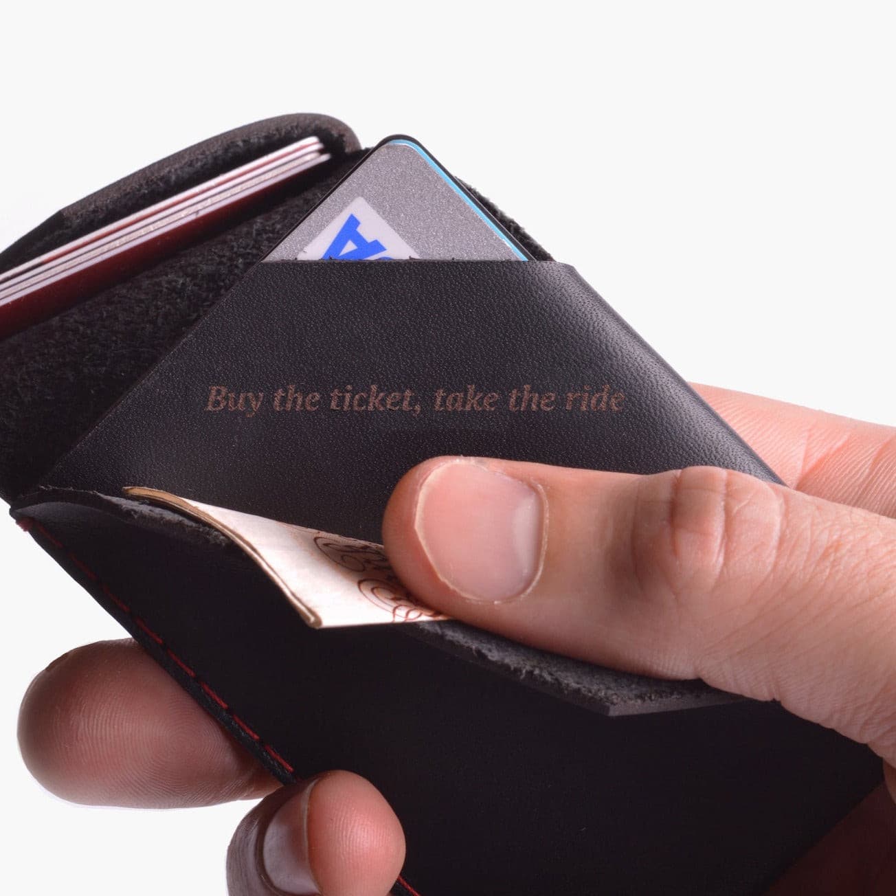 Card Wallet - Charcoal made in England by Wingback.