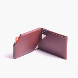 Card Wallet - Chestnut made in England by Wingback.