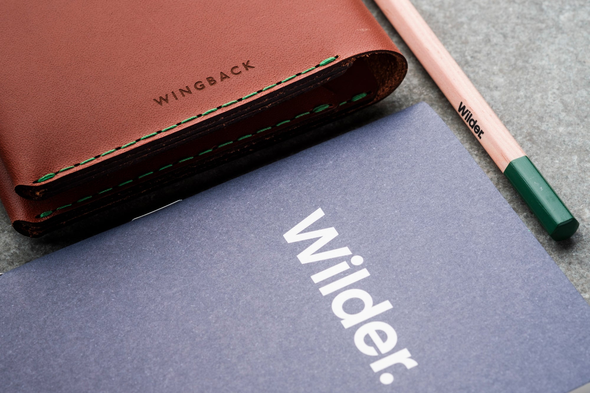 Wilder Notebooks X Wingback Travel Wallet - British made wallets and stationery