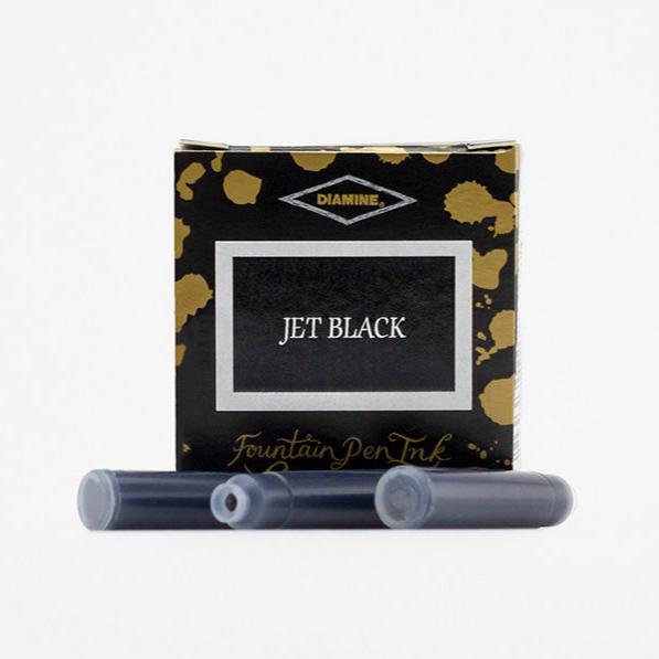 Diamine Ink Cartridge Pack Jet Black