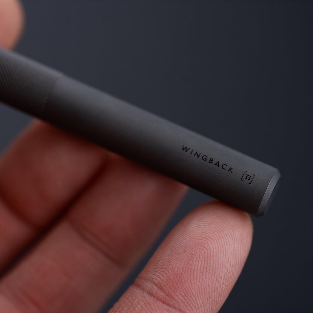Fountain Pen - Matte Titanium by Wingback