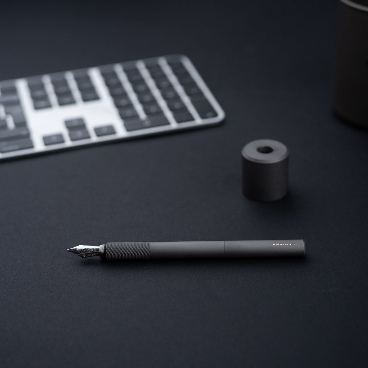 Fountain Pen - Matte Titanium by Wingback