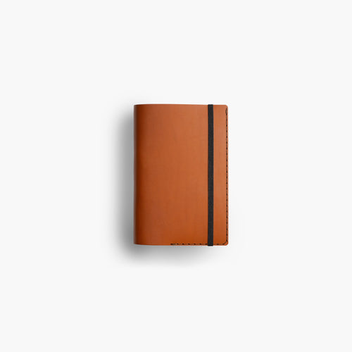 A6 Refillable Notebook - Whisky Closed