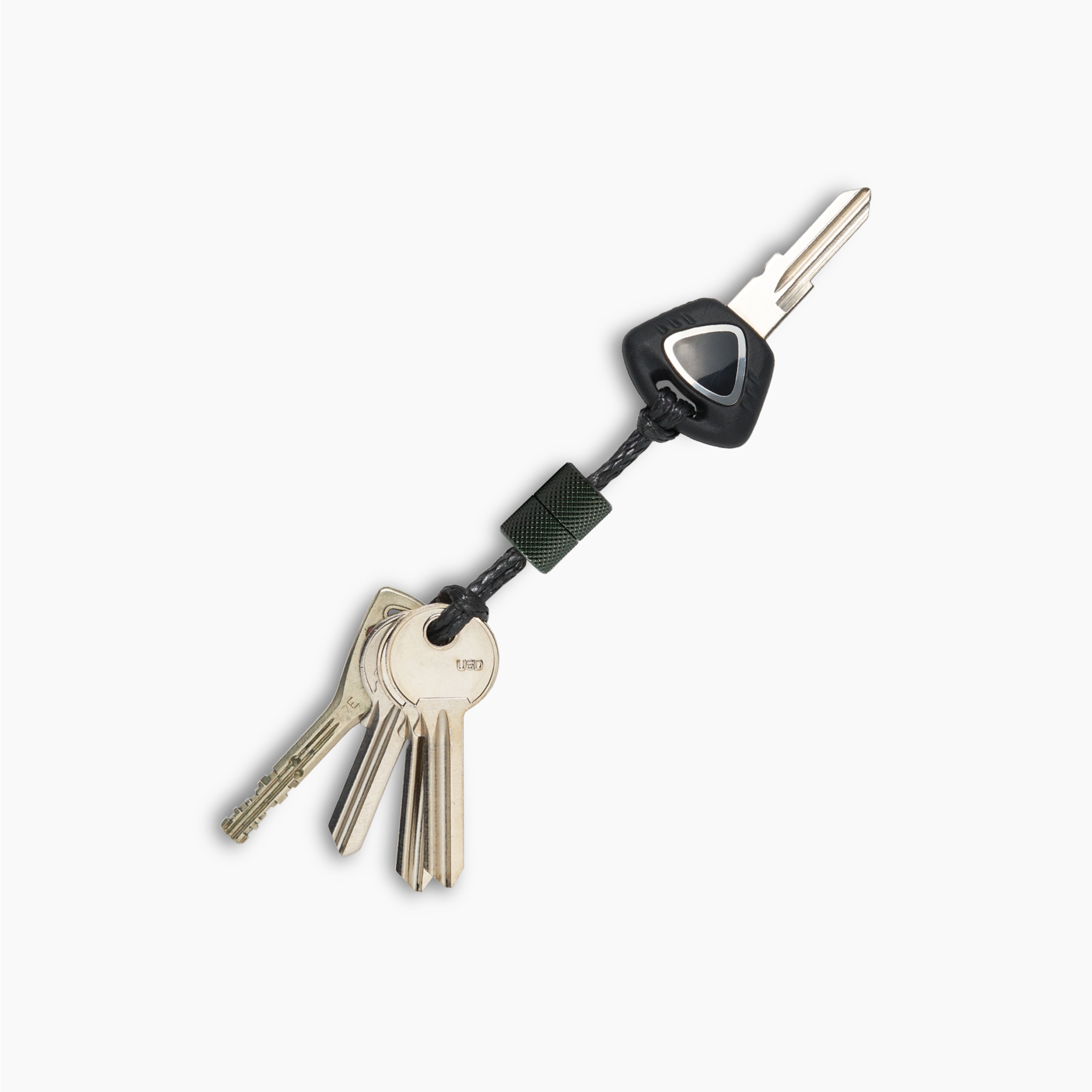 Key Loop - Black Steel | Personalised Key Organiser