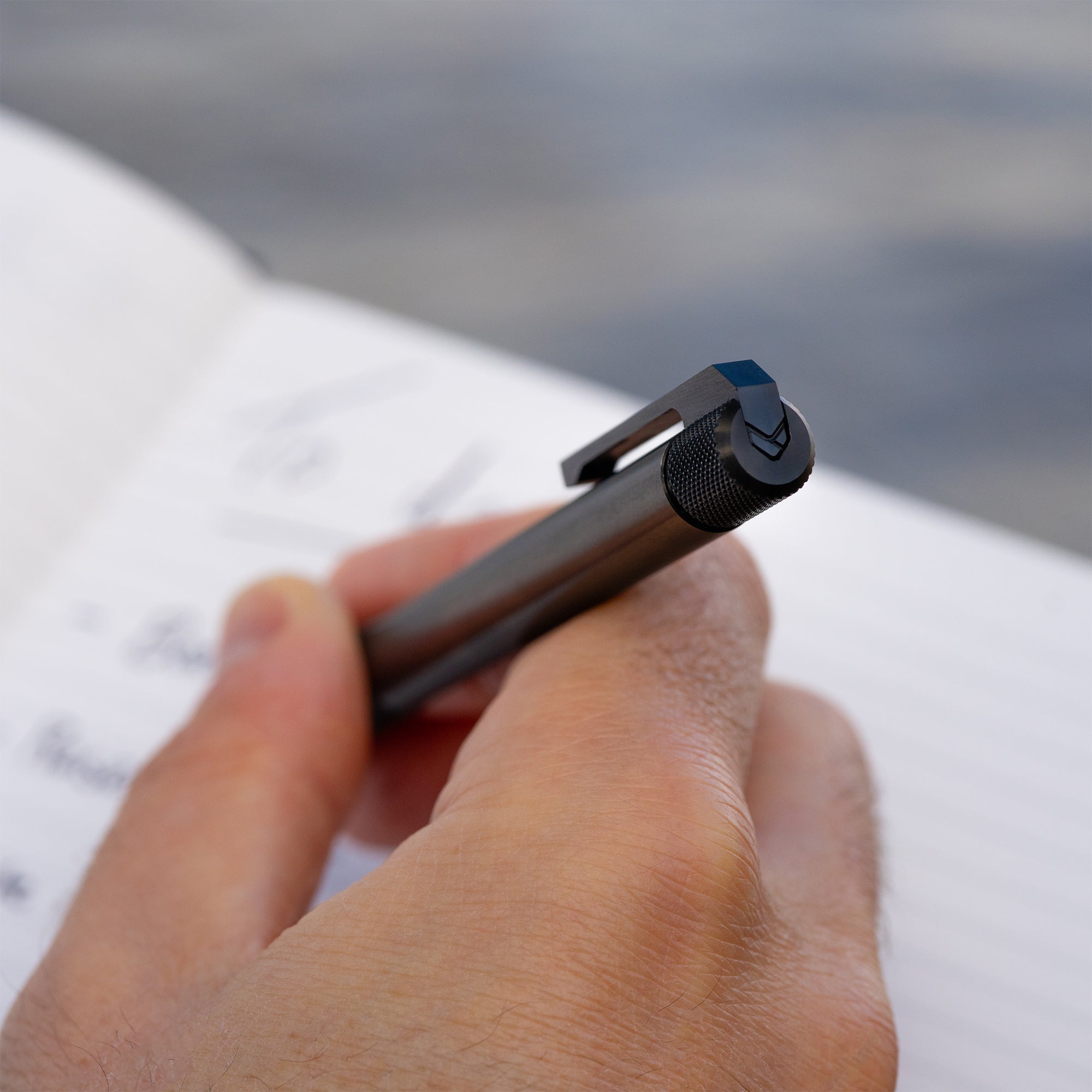 Journeyman Pen - Black Steel