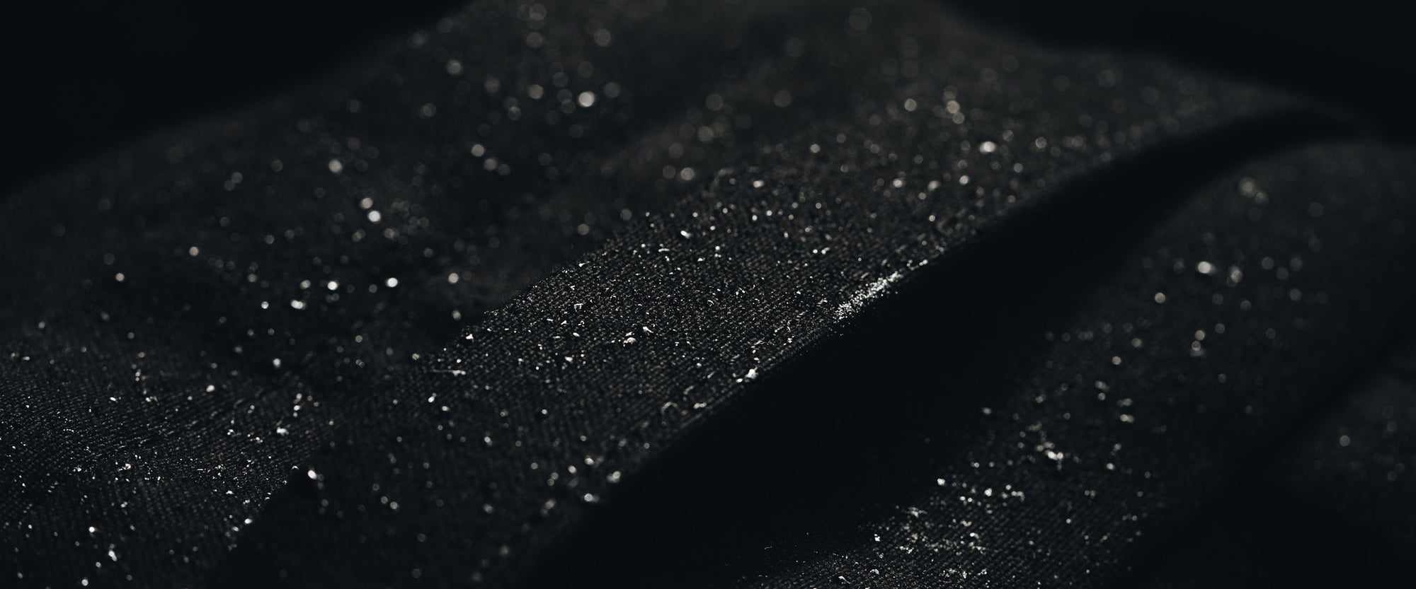 Close up of organic weatherproof waxed cotton as part of the Wingback bag wear and care guide