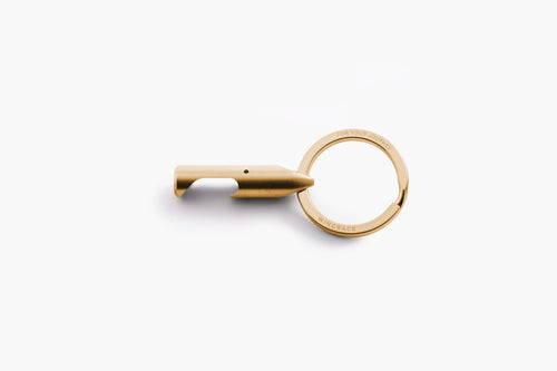 Bottle Opener - Brass, machined key ring bottle opener by Wingback