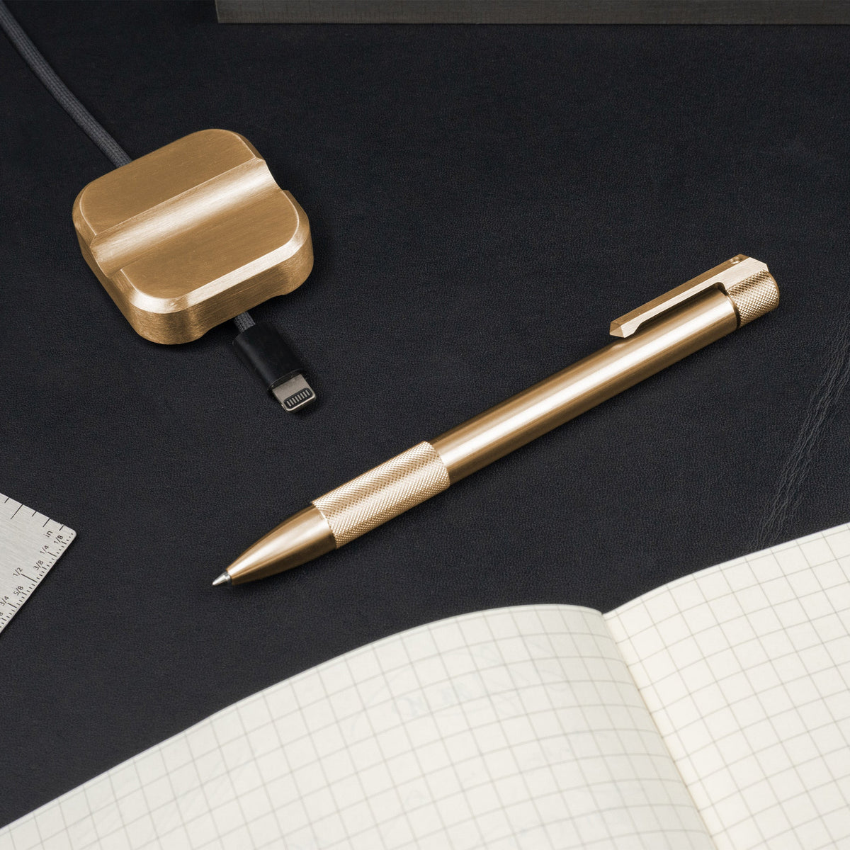 Journeyman Pen - Brass by Wingback