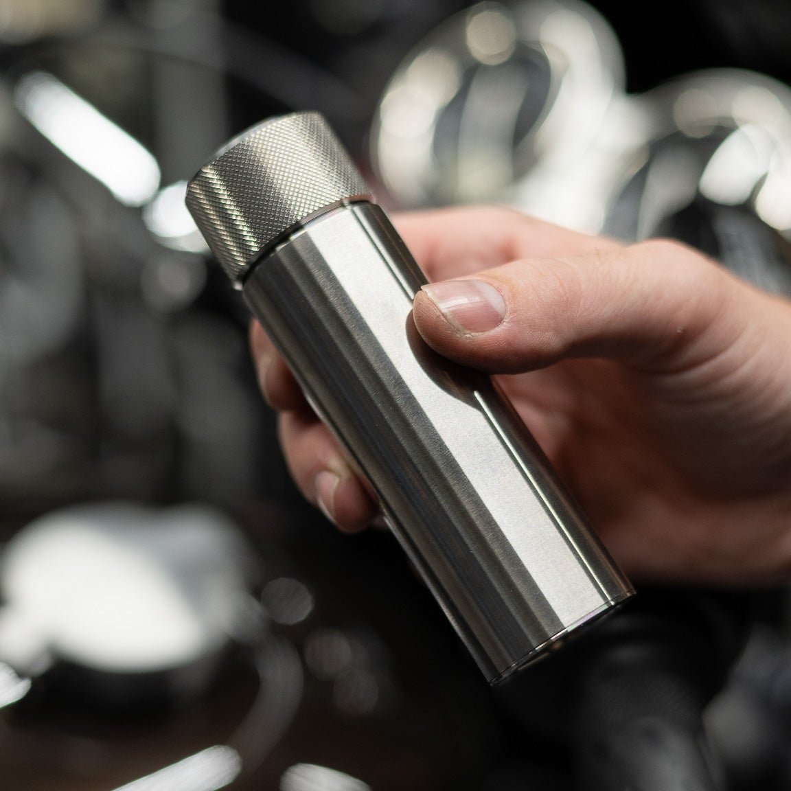 Triumph Classic 100ml Hip Flask by Wingback