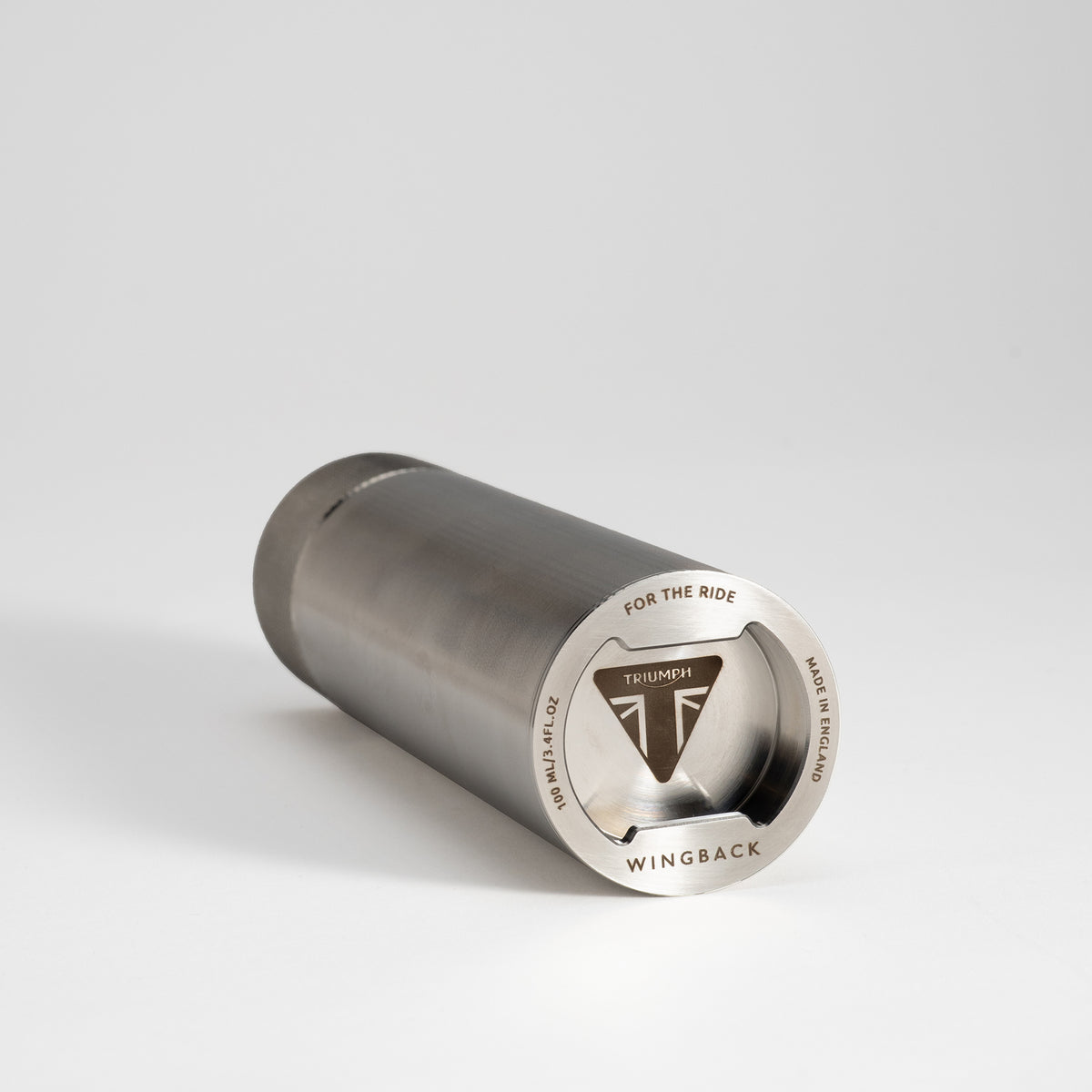 Triumph Classic 100ml Hip Flask by Wingback