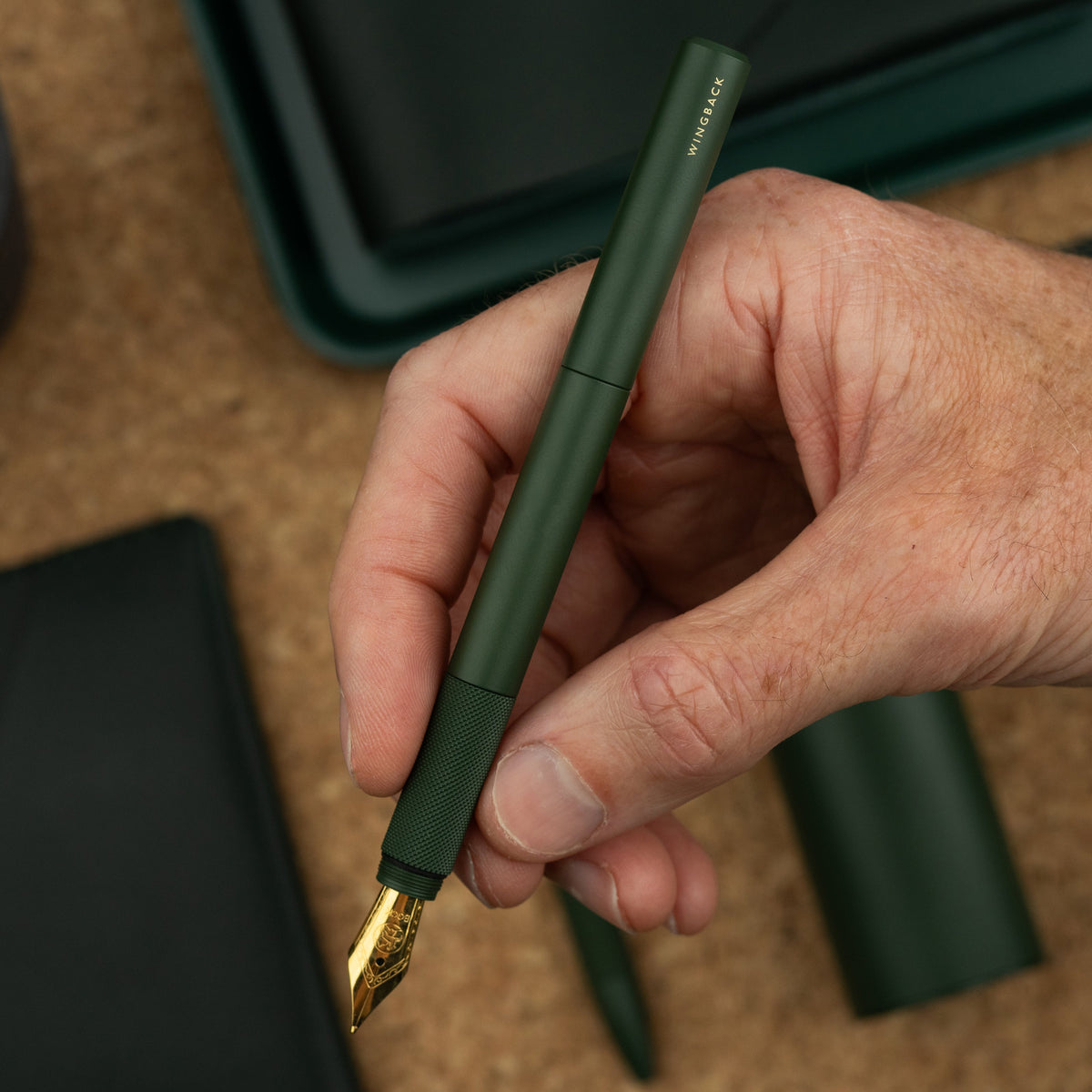 Fountain Pen - British Racing Green by Wingback