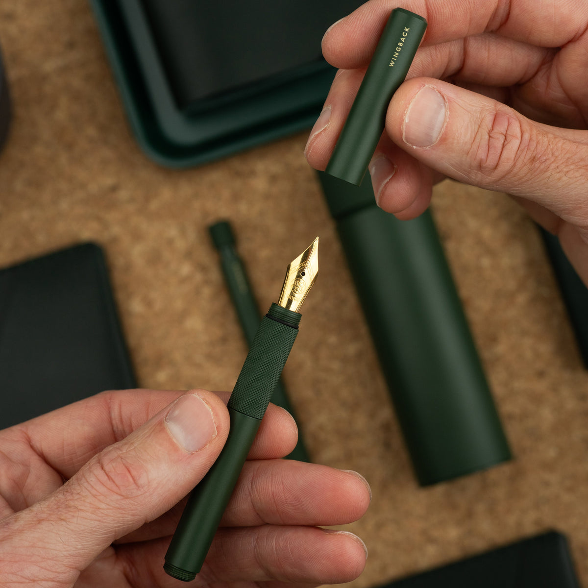 Fountain Pen - British Racing Green by Wingback