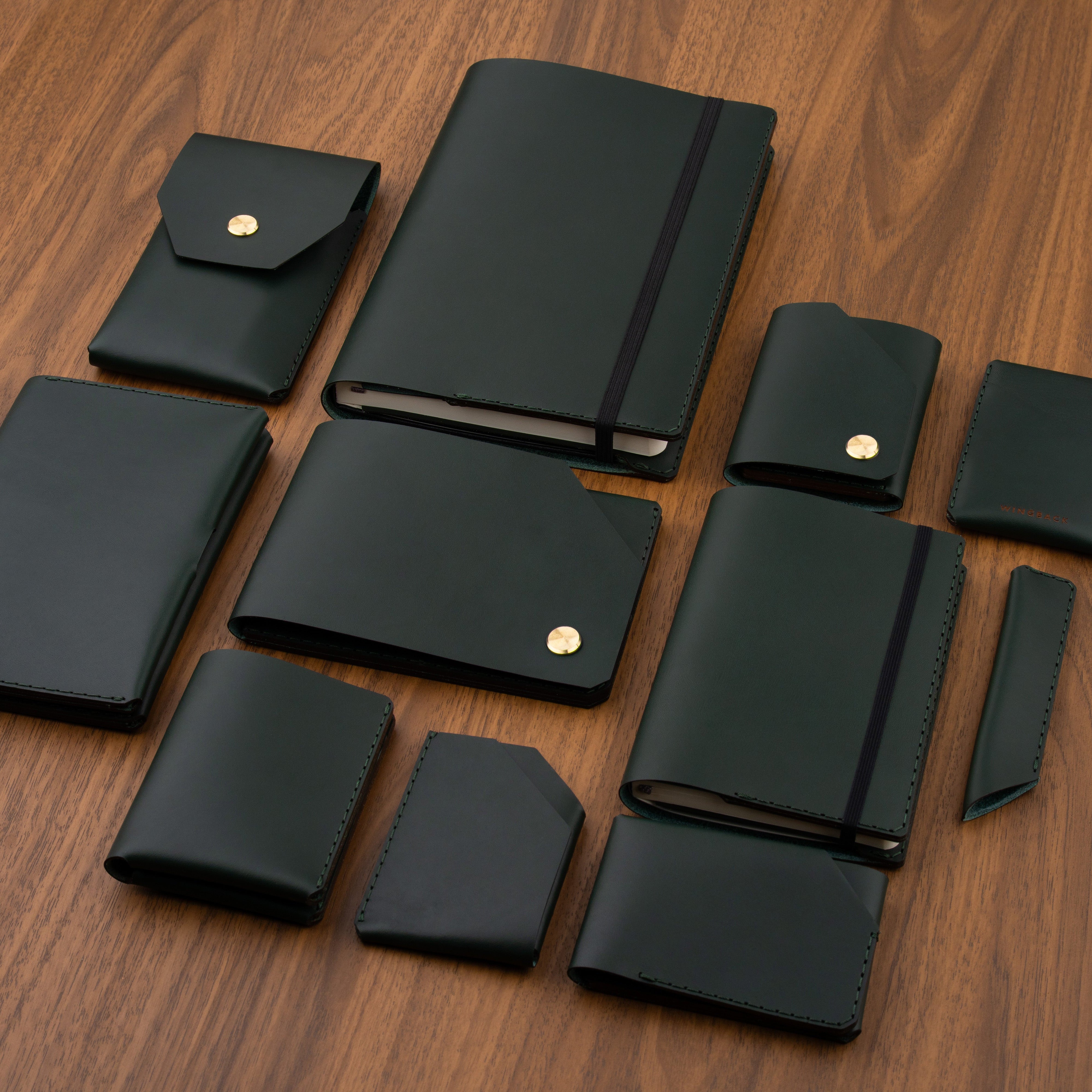 A5 Refillable Notebook - British Racing Green