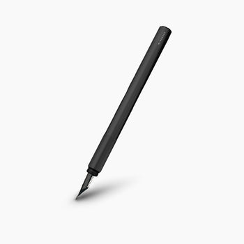 Fountain Pen - Black Steel by Wingback