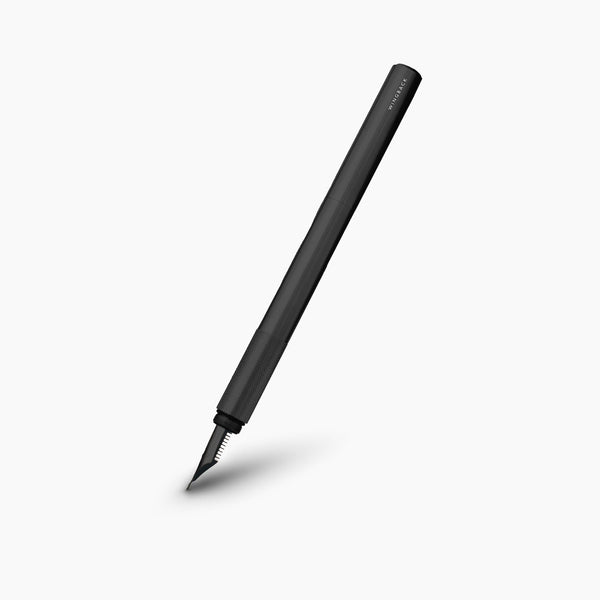 Fountain Pen - Black Steel by Wingback