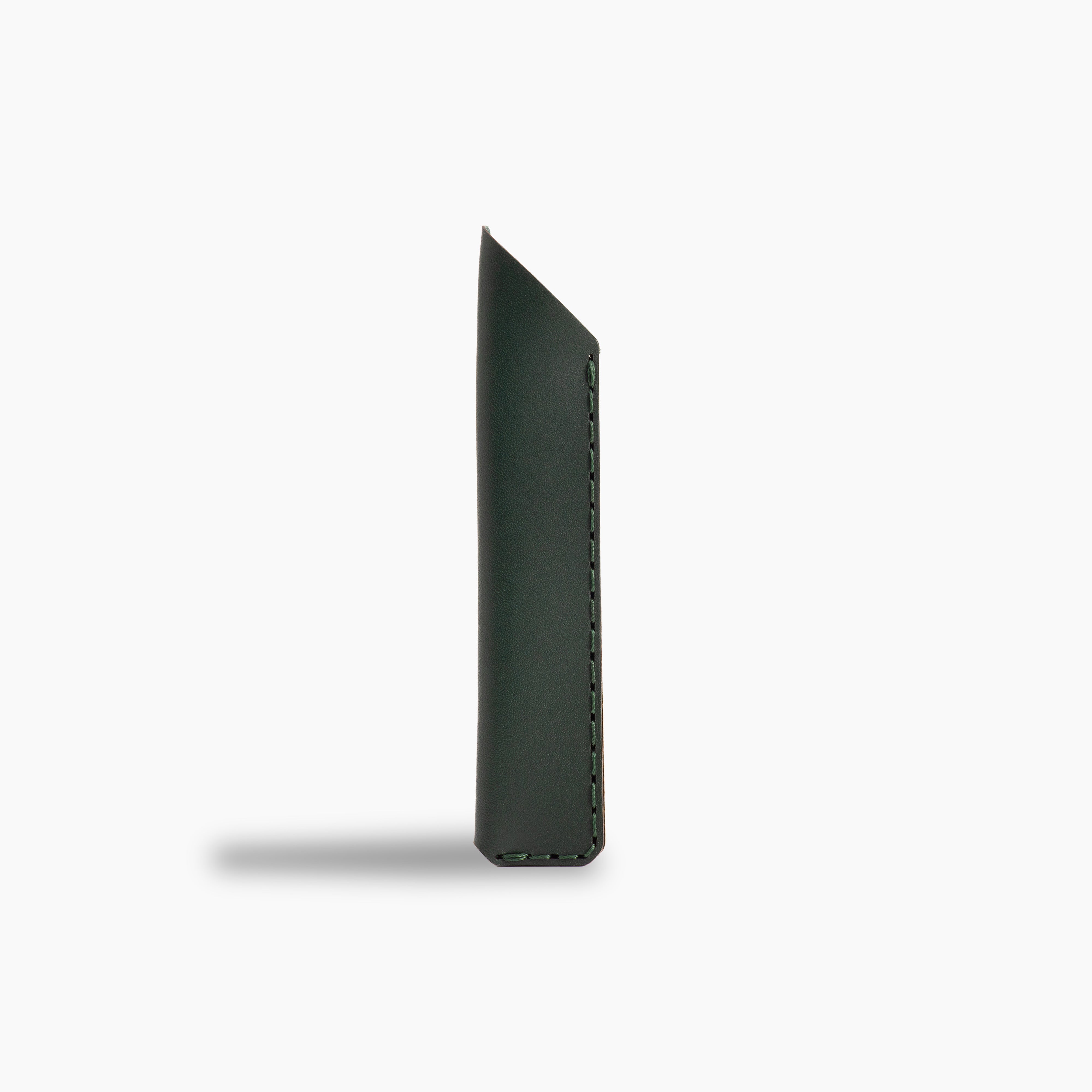 Leather Pen/Pencil Sleeve - British Racing Green