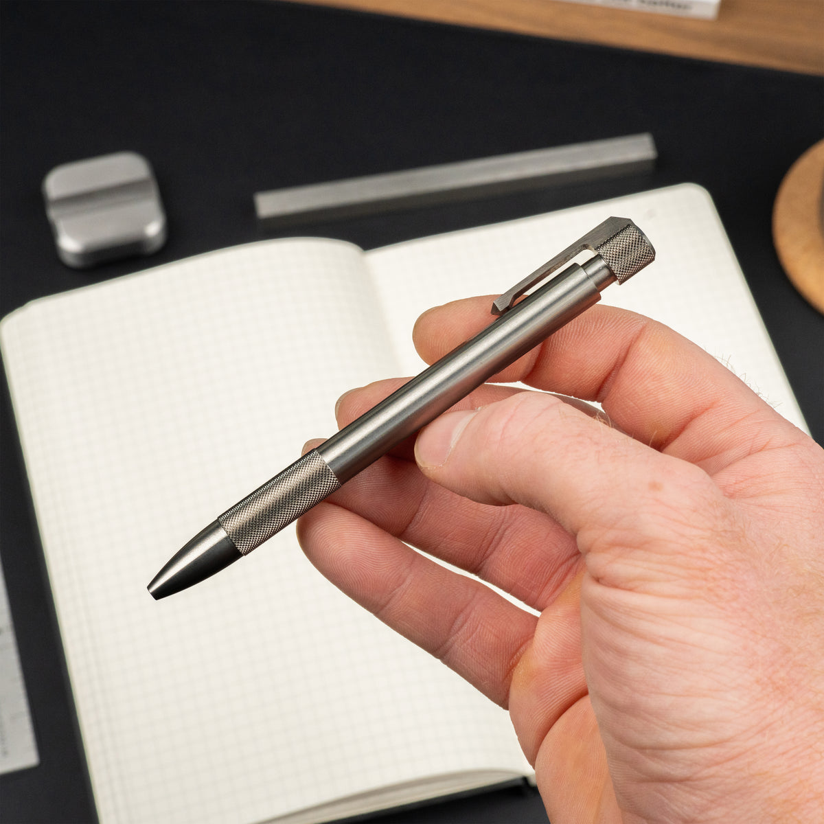 Journeyman Pen - Titanium by Wingback