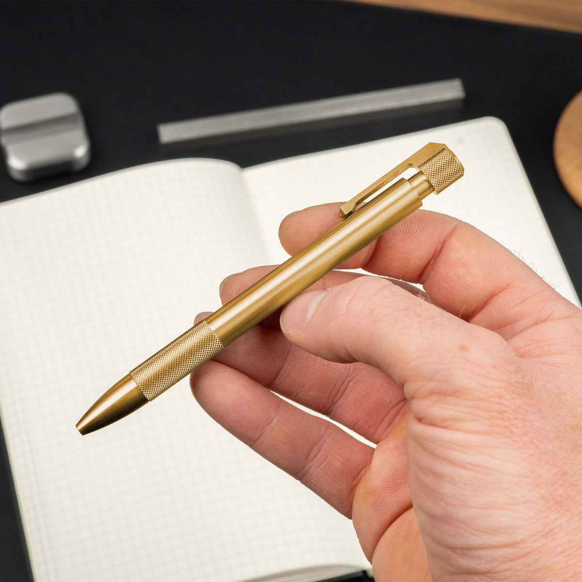 Journeyman Pen - Brass by Wingback