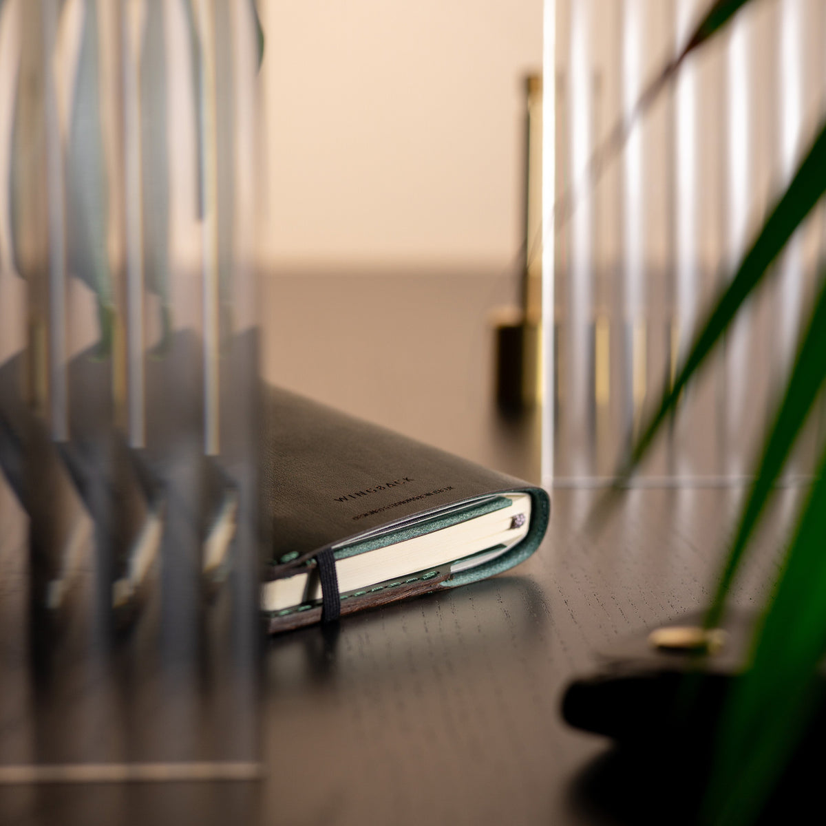 Medium Refillable Notebook - British Racing Green by Wingback