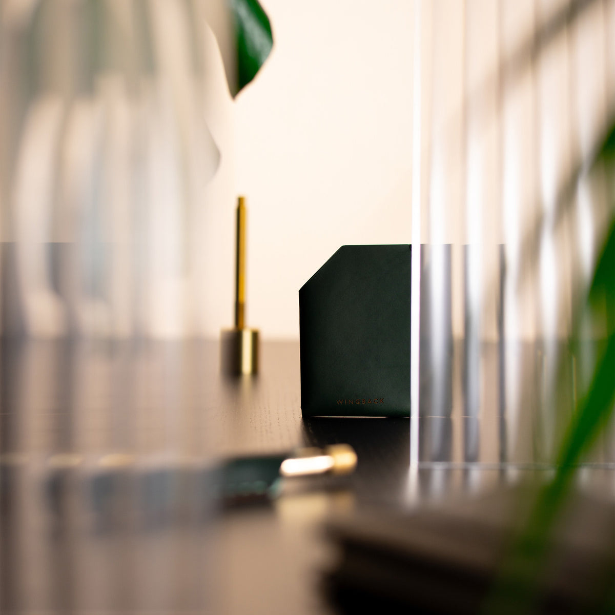 The Original Card Holder - British Racing Green by Wingback