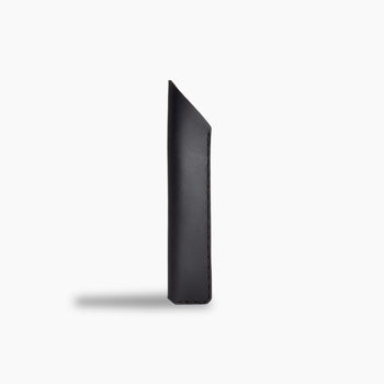 Leather Pen/Pencil Sleeve - Charcoal by Wingback