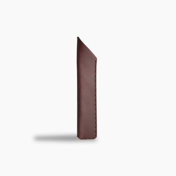 Leather Pen/Pencil Sleeve - Chestnut by Wingback
