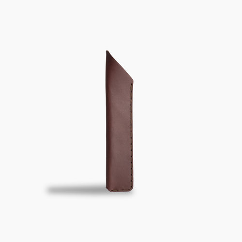 Leather Pen/Pencil Sleeve - Chestnut by Wingback