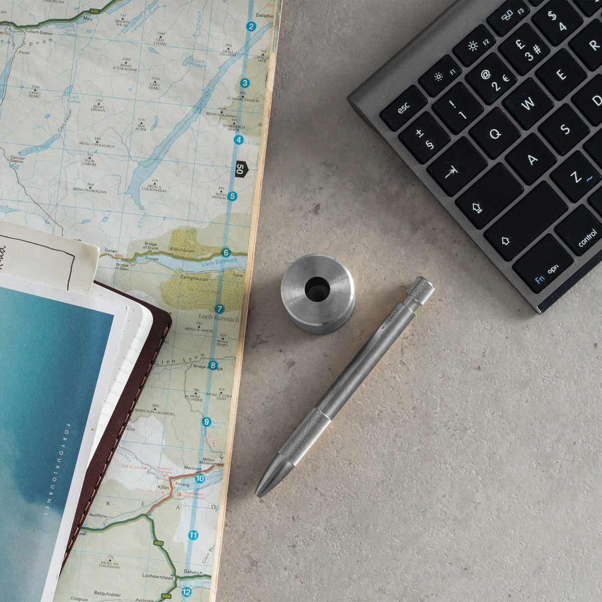 Pen/Pencil Holder - Steel made in England by Wingback.