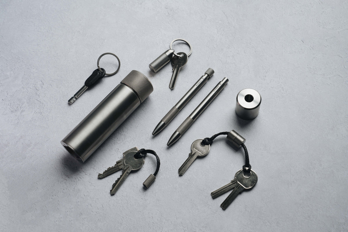 an oxide film surface finish gives it a soft buttery silver grey polish ...