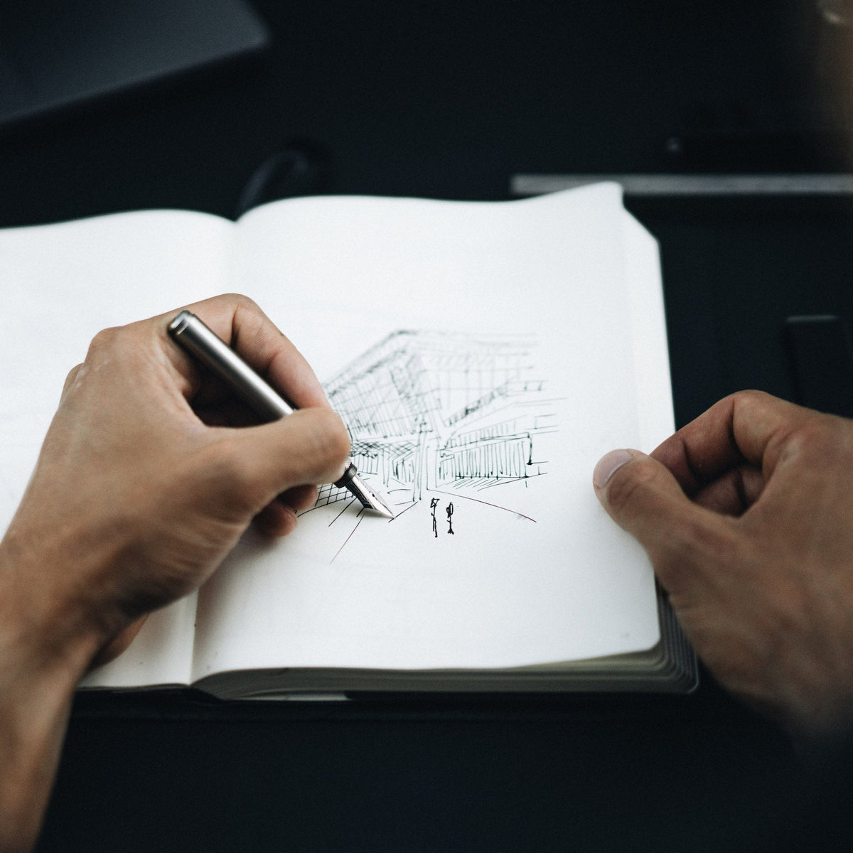 Fountain Pen - Steel by Wingback